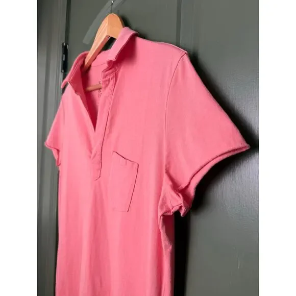 NWOT Frank & Eileen LAUREN Polo Mini Heritage Jersey Cotton Watermelon Large - Picture 3 of 6